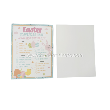 Easter scavenger hunt Cards